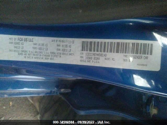 Chrysler 200 Limited Platinum 2017 1C3CCCAB7HN508149 Image 9
