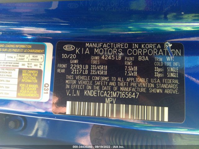 KNDETCA21M7165647 KIA Seltos Sx