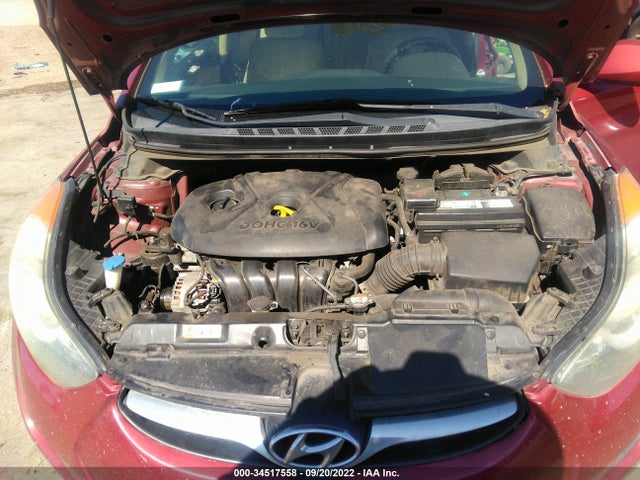 2013 HYUNDAI ELANTRA GLS VIN: 5NPDH4AE5DH258180