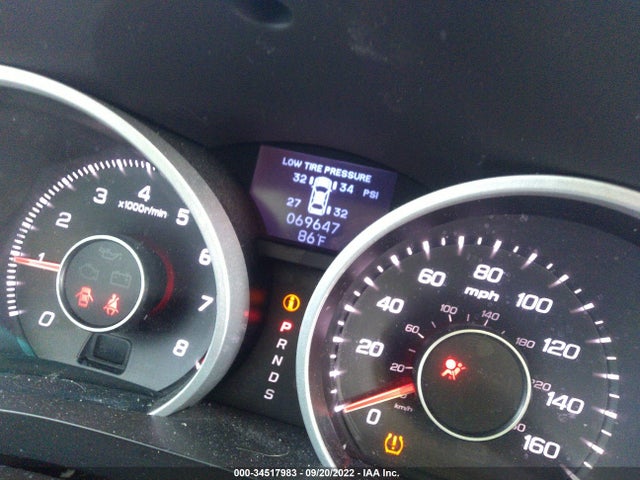 2012 ACURA TL TECH AUTO VIN: 19UUA8F54CA035480