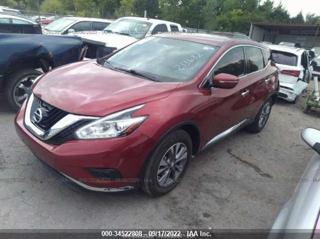 2015 NISSAN MURANO S VIN: 5N1AZ2MH1FN213682