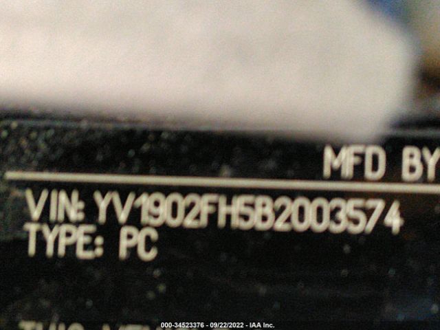 YV1902FH5B2003574 Volvo S60