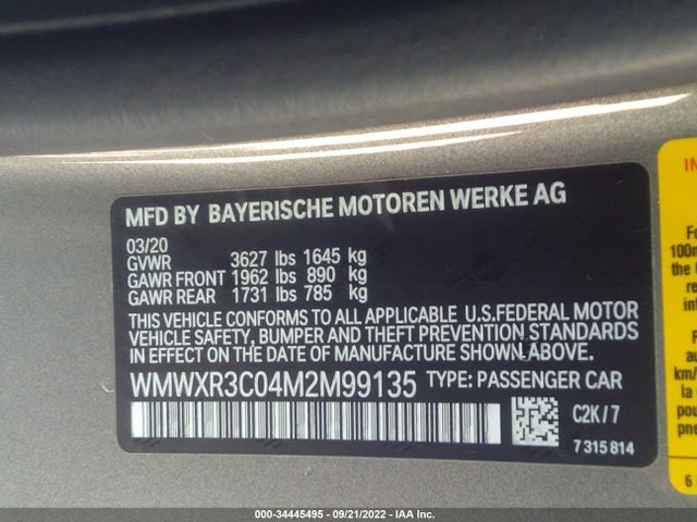 2021 Mini Hardtop, VIN: WMWXR3C04M2M99135