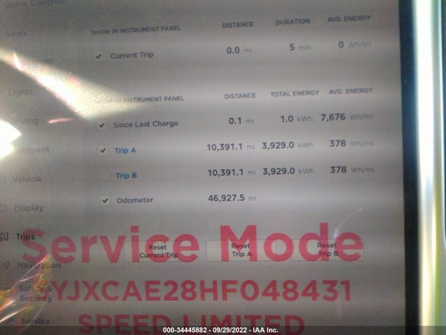 2017 Tesla Model X, VIN: 5YJXCAE28HF048431