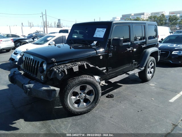 2018 JEEP WRANGLER JK UNLIMITED SPORT VIN: 1C4BJWDGXJL812762