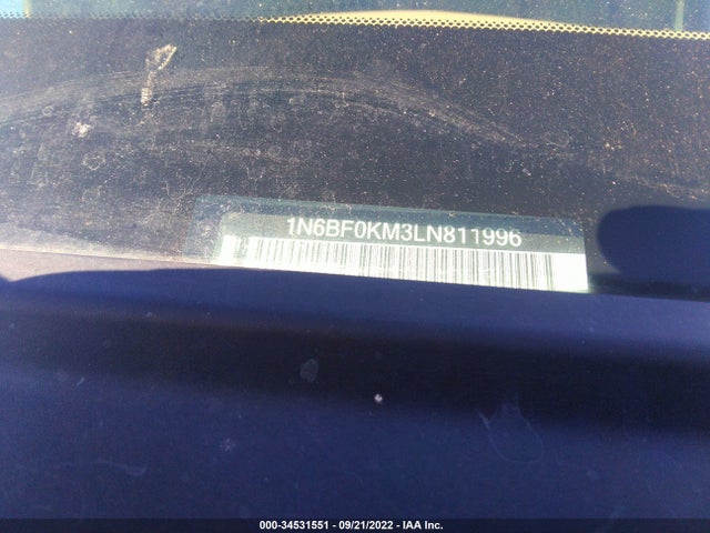 2020 Nissan NV, VIN: 1N6BF0KM3LN811996