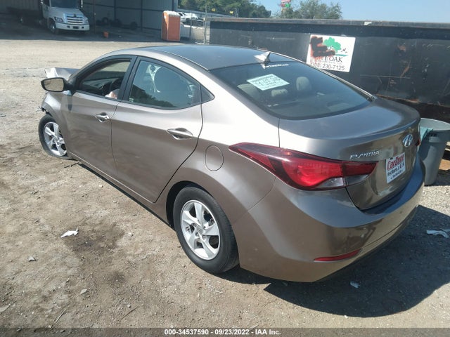 Hyundai ELANTRA SE 2015 5NPDH4AE5FH635139 Image 3