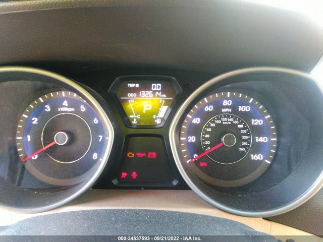 2013 HYUNDAI ELANTRA GLS VIN: 5NPDH4AE2DH349536