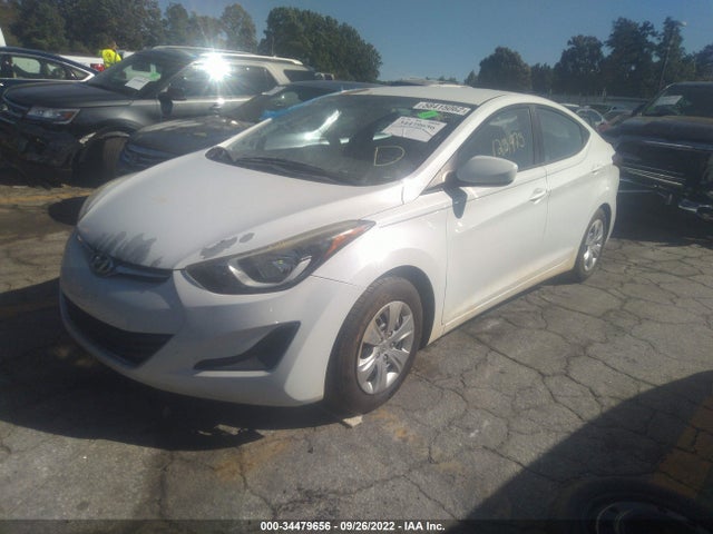 2016 HYUNDAI ELANTRA SE VIN: 5NPDH4AE2GH665510