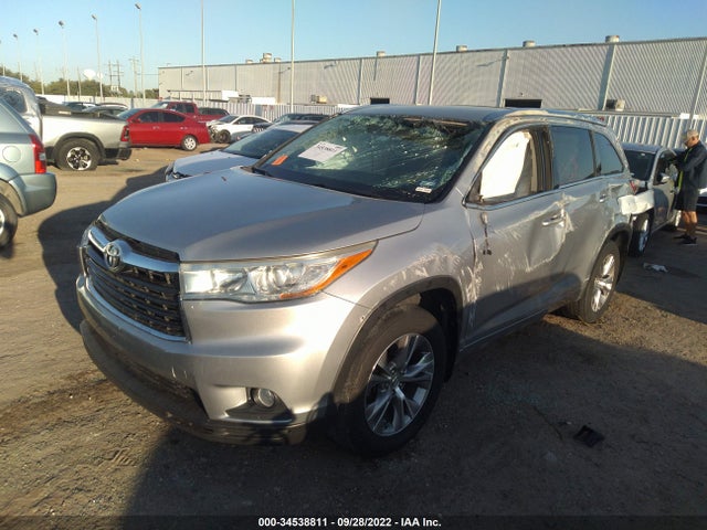 2015 TOYOTA HIGHLANDER XLE VIN: 5TDKKRFHXFS120155