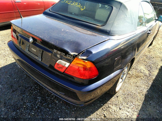 2001 BMW 3 SERIES 330CI VIN: WBABS53461EV85280