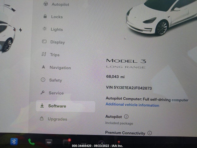 Tesla MODEL 3 2018 5YJ3E1EA2JF042873 Image 7