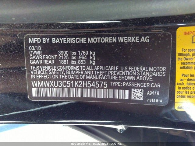 2019 Mini Hardtop, VIN: WMWXU3C51K2H54575