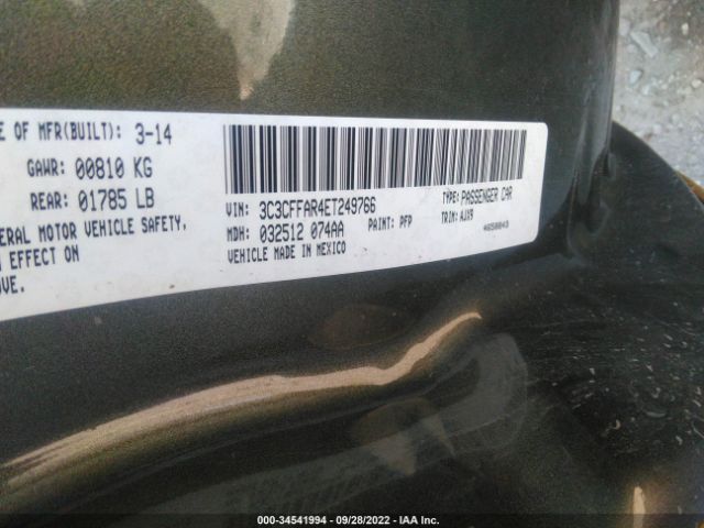 3C3CFFAR4ET249766 Fiat 500 POP