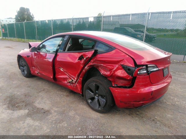 Tesla Model 3 Long Range 2021 5YJ3E1EB1MF869342 Image 3