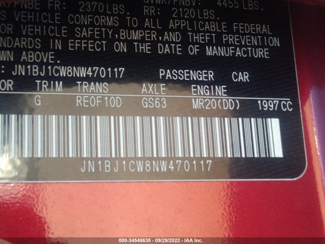 2022 Nissan Rogue, VIN: JN1BJ1CW8NW470117