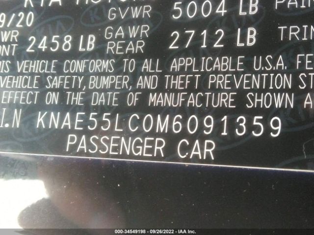 KNAE55LC0M6091359 KIA Stinger Gt2