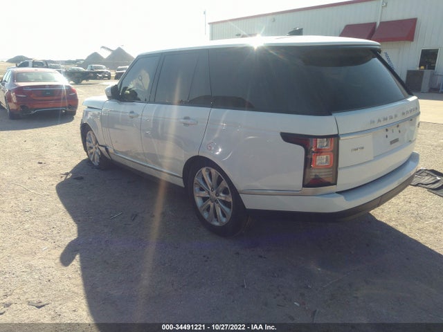 2017 LAND ROVER RANGE ROVER HSE VIN: SALGS2FK0HA368867