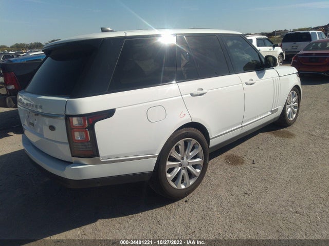 2017 LAND ROVER RANGE ROVER HSE VIN: SALGS2FK0HA368867