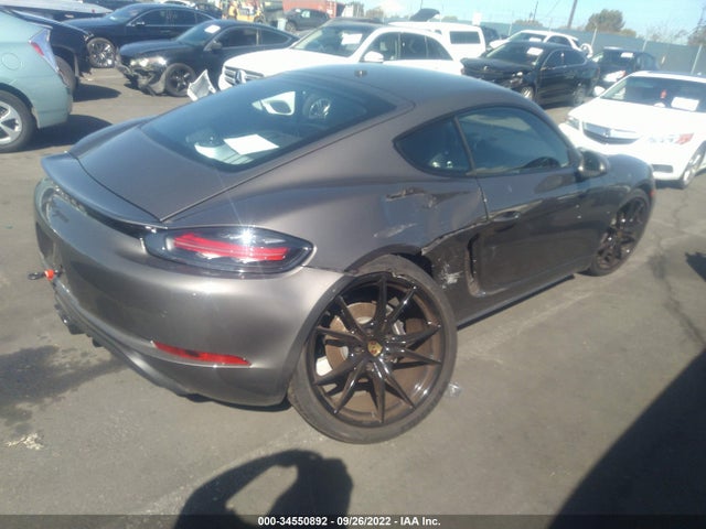 2018 PORSCHE 718 CAYMAN VIN: WP0AA2A87JK262122