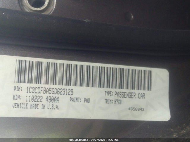 Dodge DART SXT 2016 1C3CDFBA5GD623129 Image 9