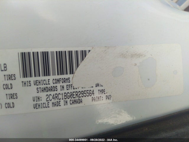 2C4RC1BG0ER295564 Chrysler Town & Country Touring