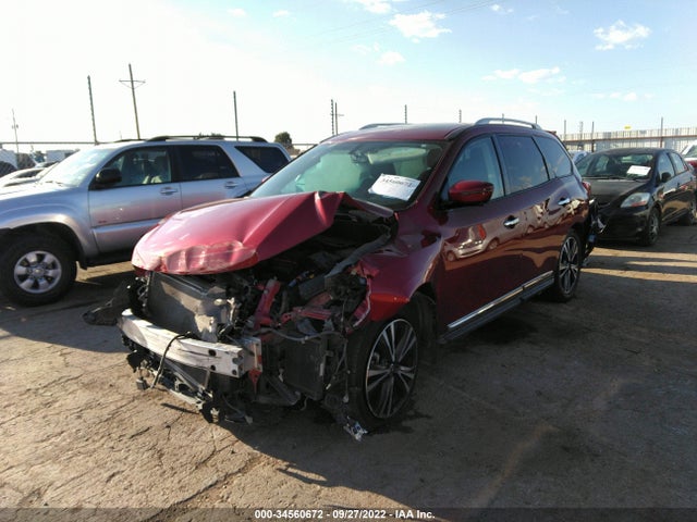2019 NISSAN PATHFINDER PLATINUM VIN: 5N1DR2MN8KC640561