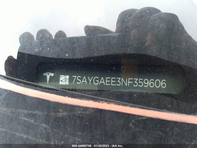 Tesla Model Y Long Range 2022 7SAYGAEE3NF359606 Image 10