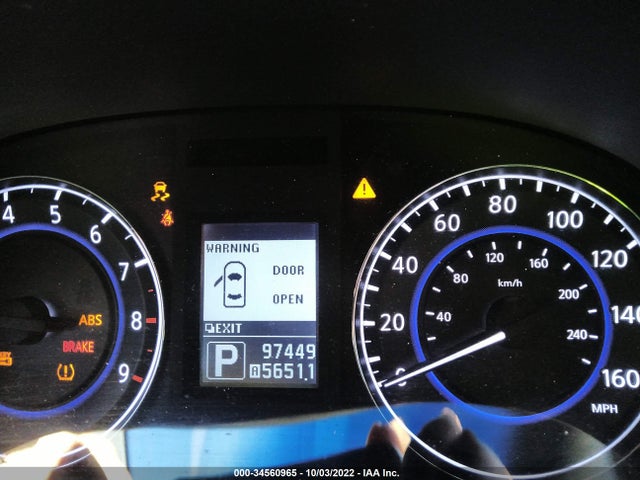 2012 INFINITI G37 SEDAN JOURNEY VIN: JN1CV6AP9CM934462