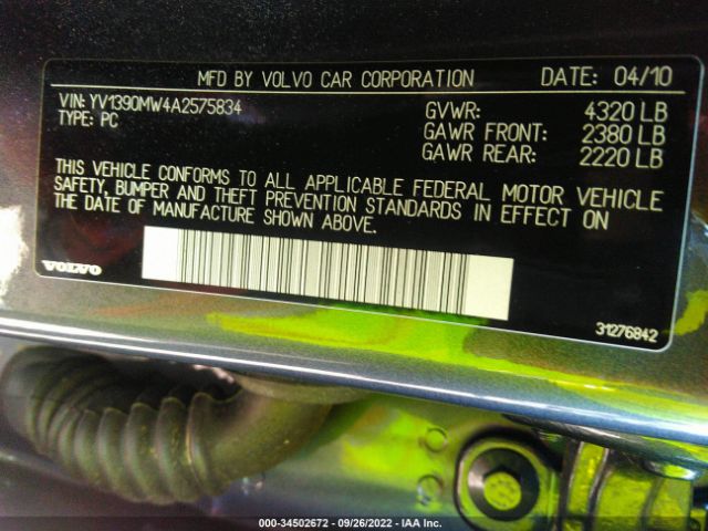 YV1390MW4A2575834 Volvo V50
