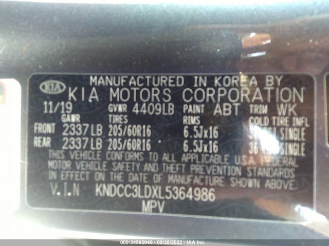 2020 Kia Niro, VIN: KNDCC3LDXL5364986