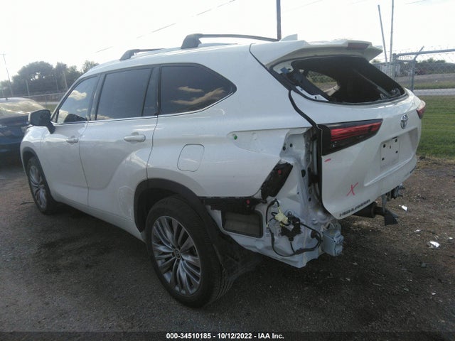2021 TOYOTA HIGHLANDER PLATINUM VIN: 5TDFZRAH6MS050753