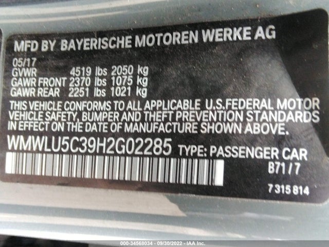 2017 Mini Clubman, VIN: WMWLU5C39H2G02285