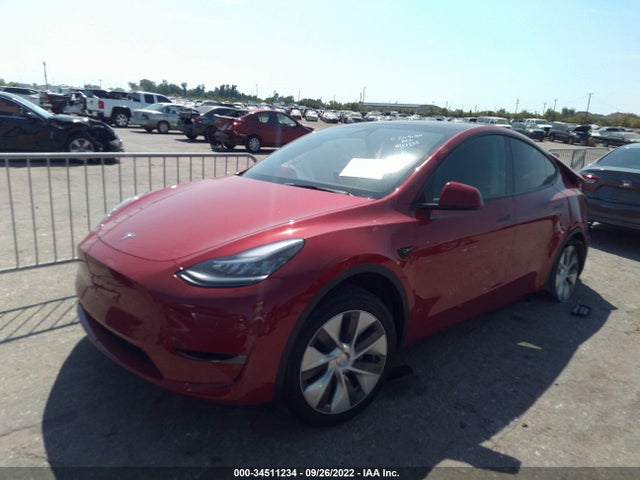 Tesla Model Y Long Range 2022 7SAYGDEE8NA012206 Image 2