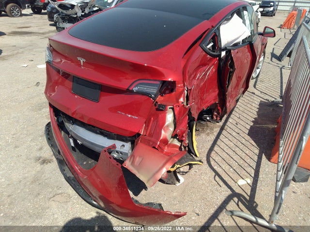 Tesla Model Y Long Range 2022 7SAYGDEE8NA012206 Image 4