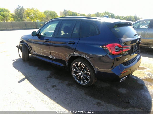 BMW X3 Sdrive30i 2022 аукцион фото