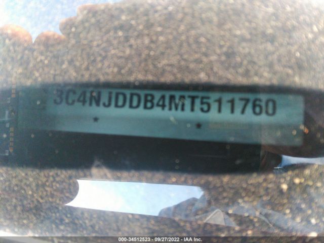 3C4NJDDB4MT511760 Jeep Compass Trailhawk