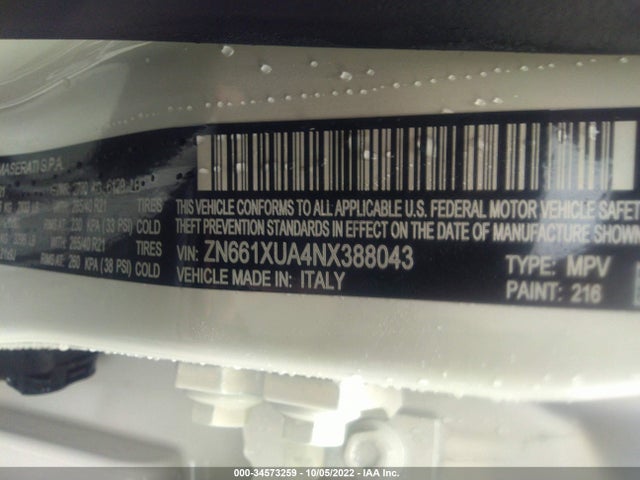 2022 Maserati Levante, VIN: ZN661XUA4NX388043