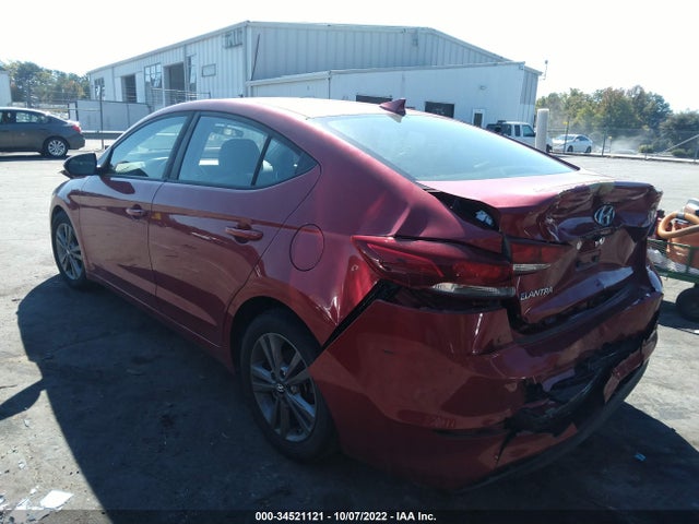 2018 HYUNDAI ELANTRA SEL VIN: 5NPD84LF9JH221604