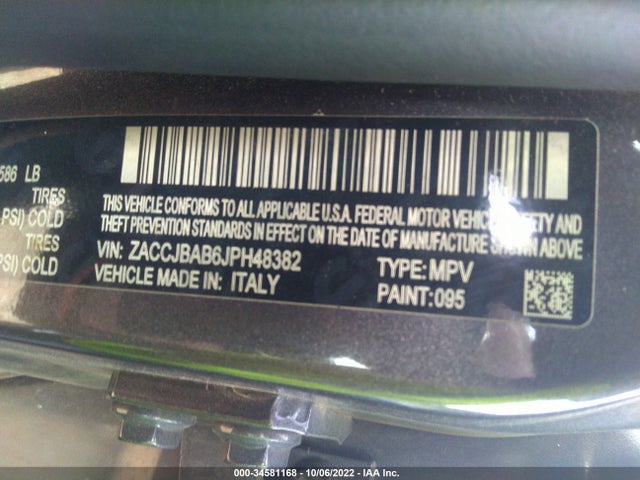 2018 Jeep Renegade, VIN: ZACCJBAB6JPH48382