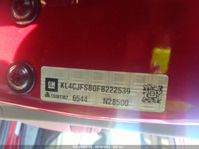 2015 Buick Encore, VIN: KL4CJFSB0FB222539