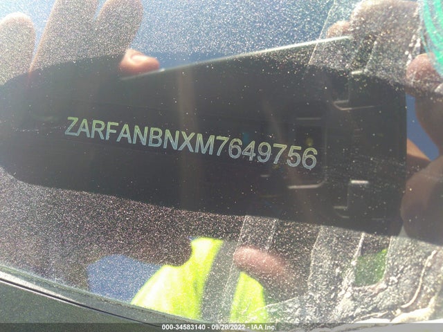 2021 Alfa Romeo Giulia, VIN: ZARFANBNXM7649756