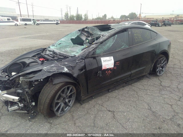 2022 TESLA MODEL 3 LONG RANGE VIN: 5YJ3E1EB8NF134455