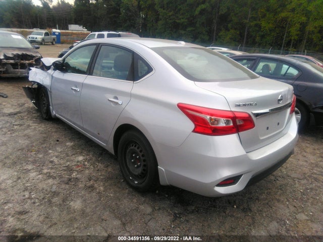 2017 NISSAN SENTRA SV VIN: 3N1AB7APXHL658199