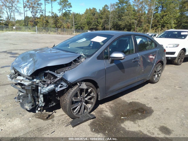 2022 TOYOTA COROLLA SE/SE NIGHTSHADE/APEX SE VIN: 5YFS4MCE7NP105210