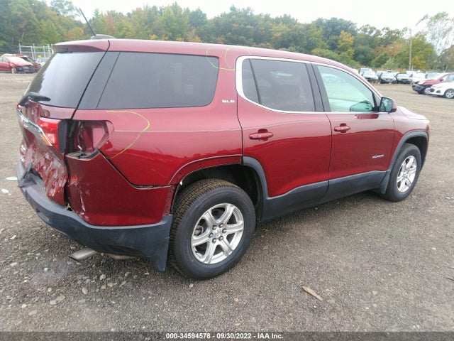 GMC ACADIA SLE 2018 1GKKNKLA1JZ211011 Image 4