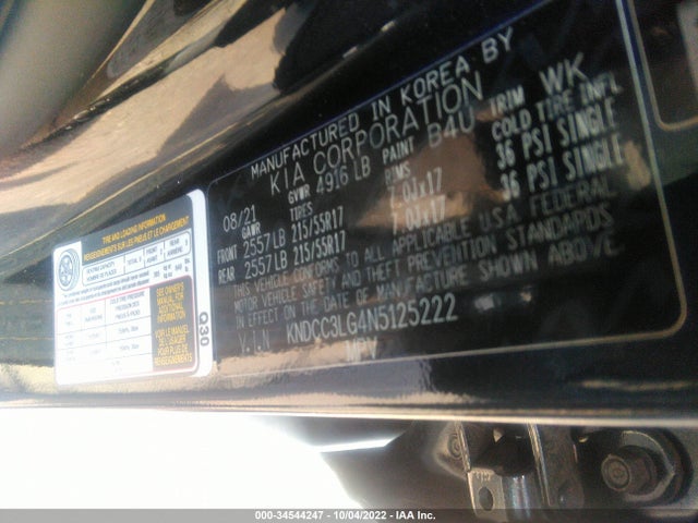 KIA Niro Ev Ex 2022 KNDCC3LG4N5125222 Image 10