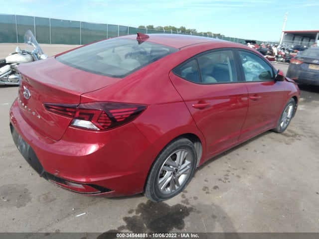 2020 HYUNDAI ELANTRA SEL VIN: KMHD84LF6LU941219