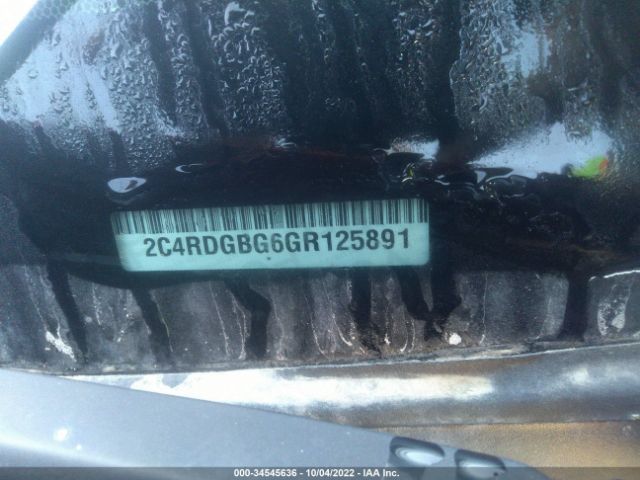 2C4RDGBG6GR125891 Dodge Grand Caravan American Value Pkg