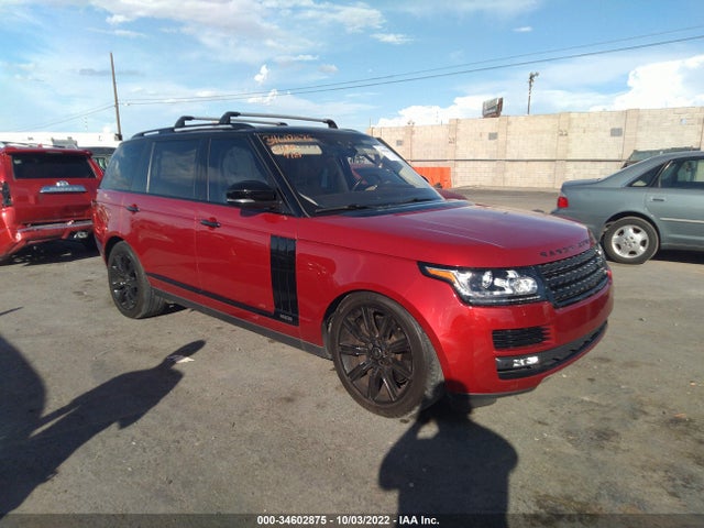 2017 Land Rover Range Rover, VIN: SALGS5FE0HA326517